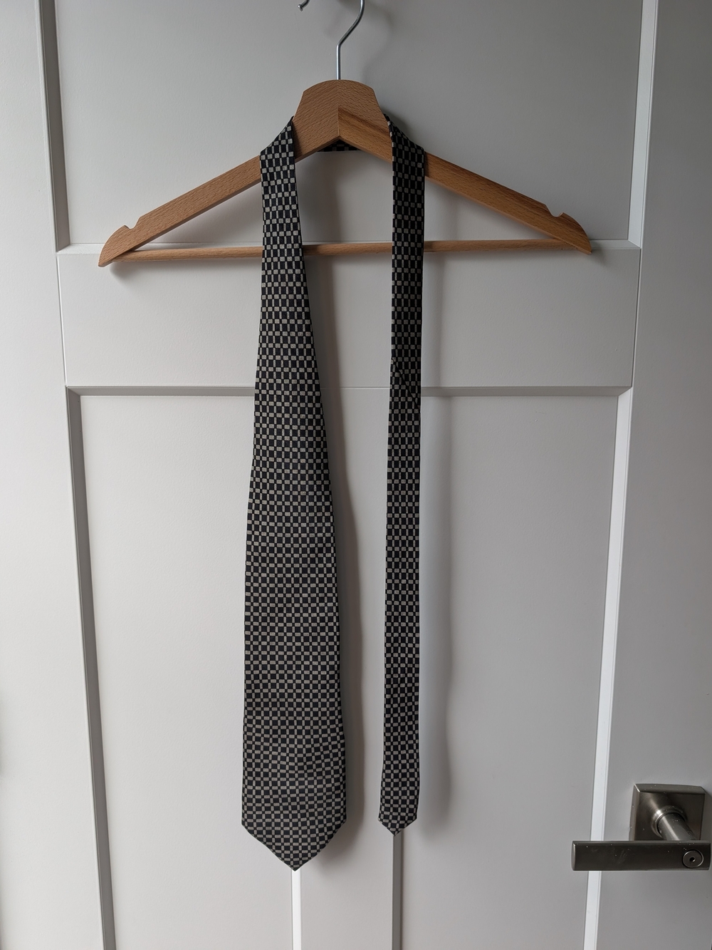 Vintage 100% Silk Mens Tie, Tongue Tied